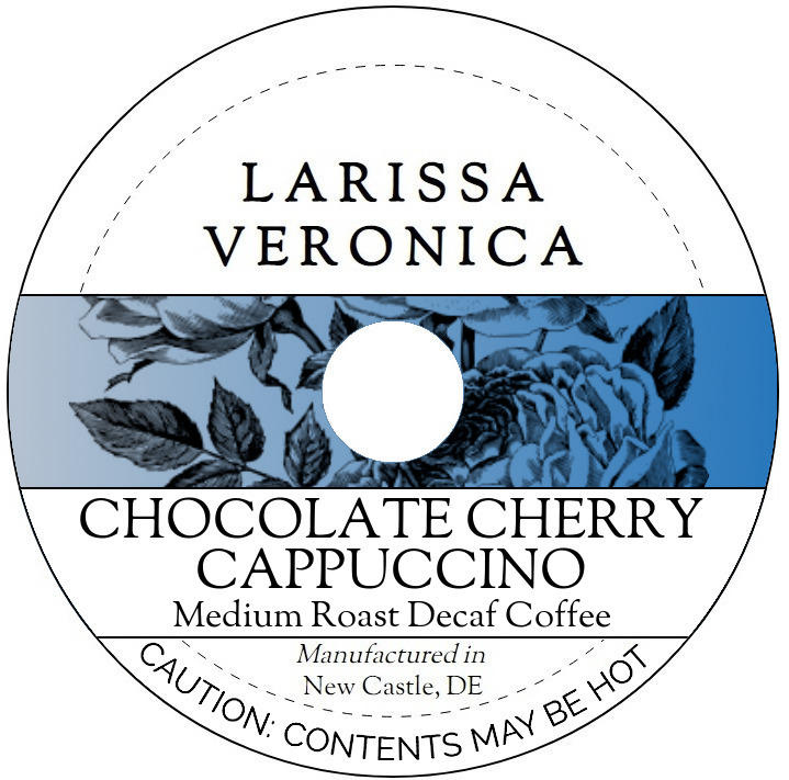 Chocolate Cherry Cappuccino Medium Roast Decaf Coffee <BR>(Single Serve K-Cup Pods)