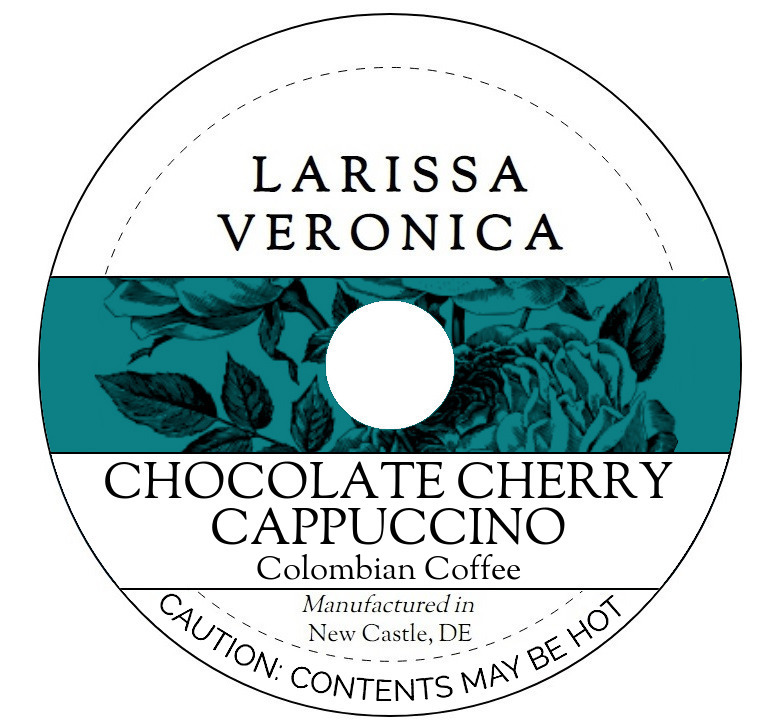 Chocolate Cherry Cappuccino Colombian Coffee <BR>(Single Serve K-Cup Pods)