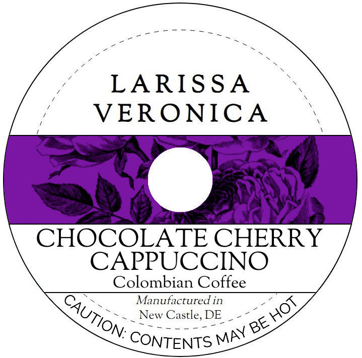 Chocolate Cherry Cappuccino Colombian Coffee <BR>(Single Serve K-Cup Pods)