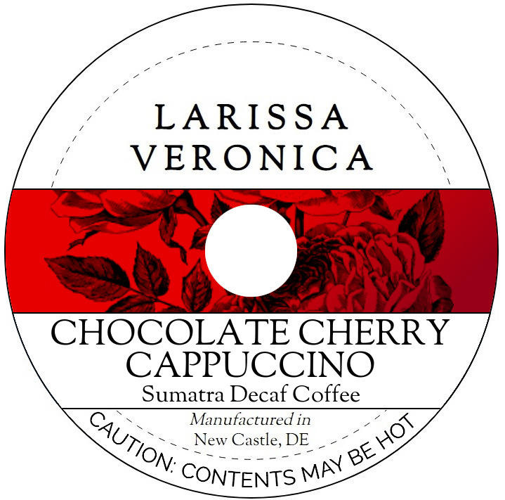 Chocolate Cherry Cappuccino Sumatra Decaf Coffee <BR>(Single Serve K-Cup Pods)