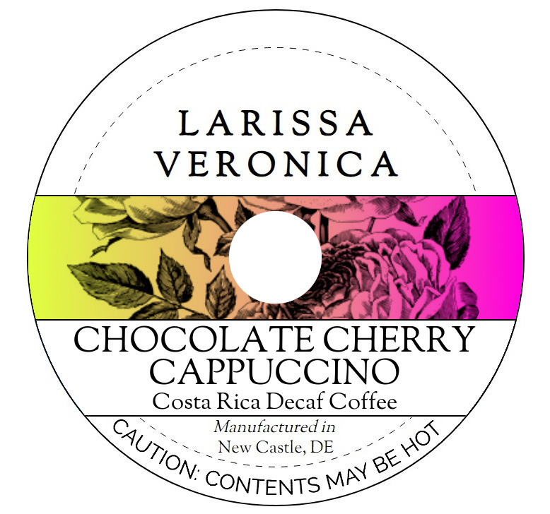 Chocolate Cherry Cappuccino Costa Rica Decaf Coffee <BR>(Single Serve K-Cup Pods)