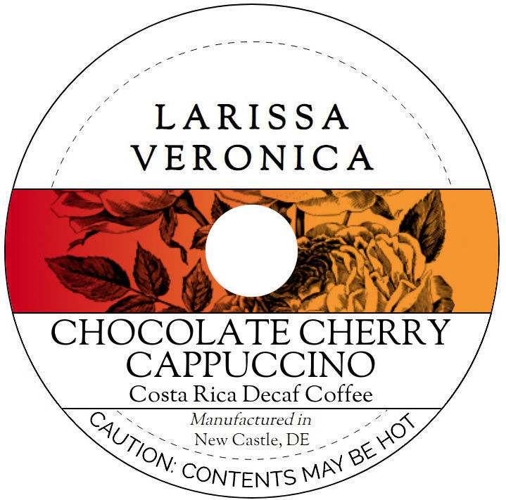 Chocolate Cherry Cappuccino Costa Rica Decaf Coffee <BR>(Single Serve K-Cup Pods)