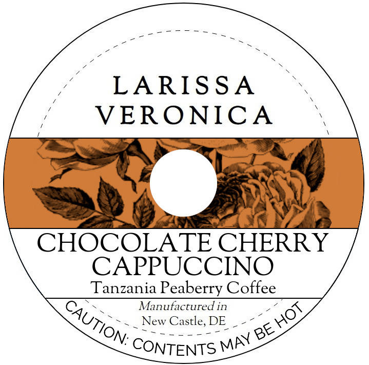 Chocolate Cherry Cappuccino Tanzania Peaberry Coffee <BR>(Single Serve K-Cup Pods)
