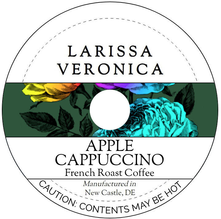 Apple Cappuccino French Roast Coffee <BR>(Single Serve K-Cup Pods)