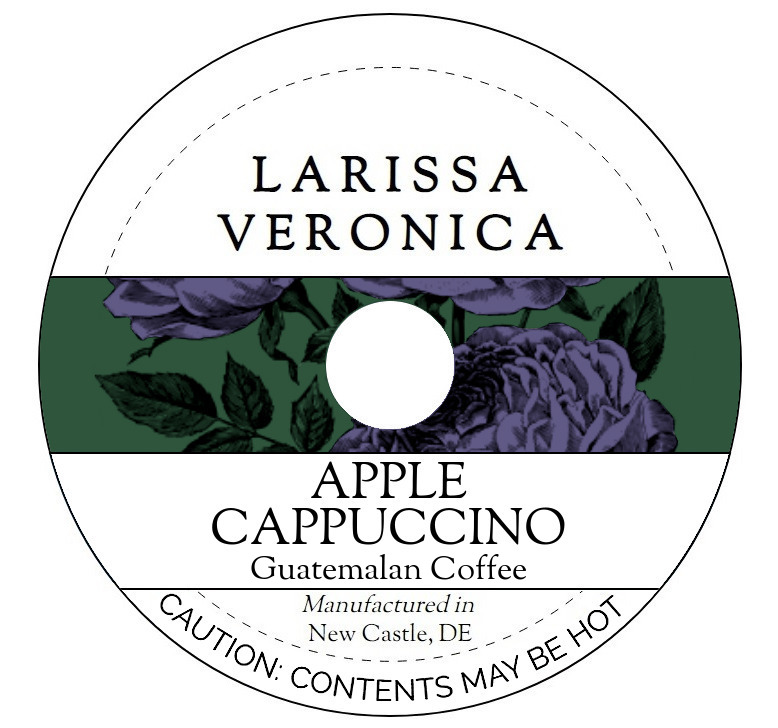 Apple Cappuccino Guatemalan Coffee <BR>(Single Serve K-Cup Pods)