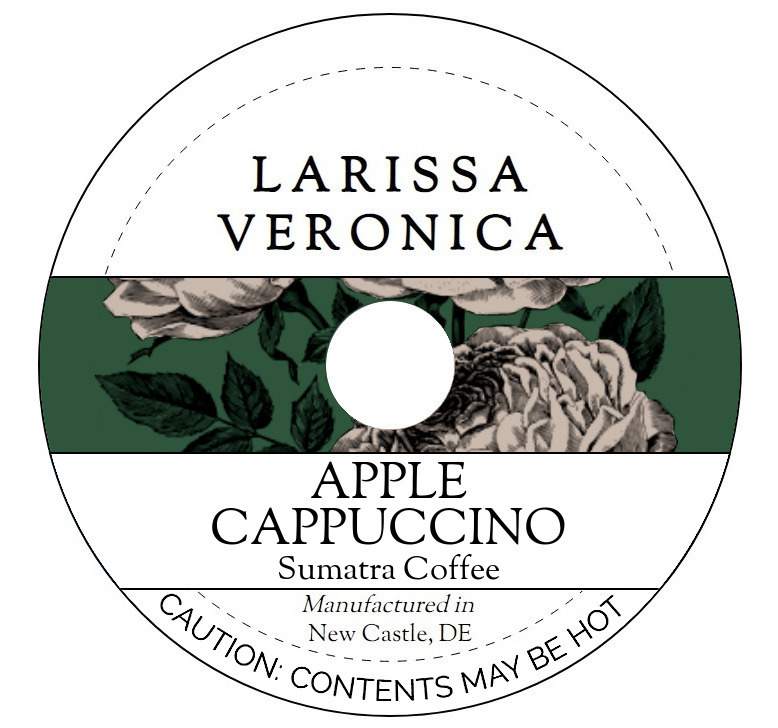 Apple Cappuccino Sumatra Coffee <BR>(Single Serve K-Cup Pods)