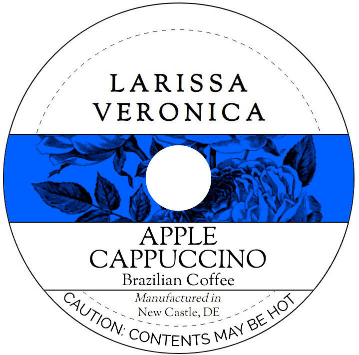 Apple Cappuccino Brazilian Coffee <BR>(Single Serve K-Cup Pods)