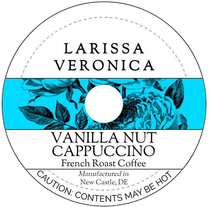 Vanilla Nut Cappuccino French Roast Coffee <BR>(Single Serve K-Cup Pods)