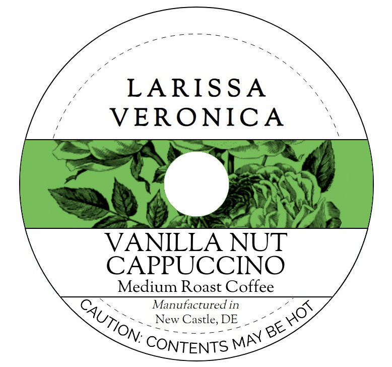 Vanilla Nut Cappuccino Medium Roast Coffee <BR>(Single Serve K-Cup Pods)