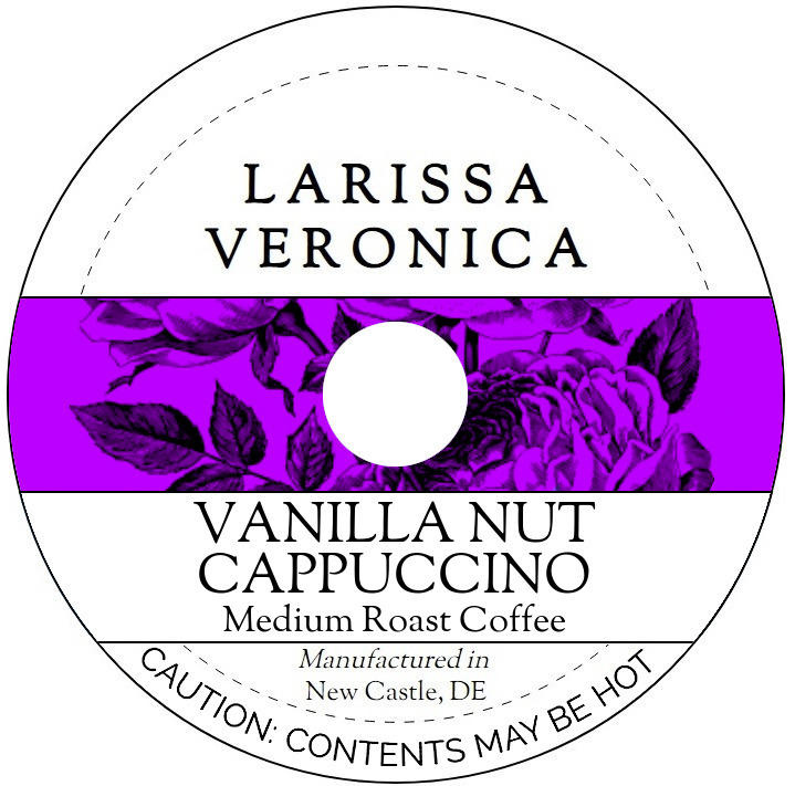 Vanilla Nut Cappuccino Medium Roast Coffee <BR>(Single Serve K-Cup Pods)