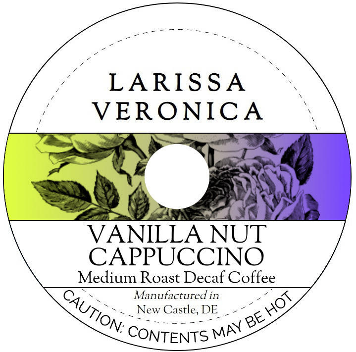 Vanilla Nut Cappuccino Medium Roast Decaf Coffee <BR>(Single Serve K-Cup Pods)