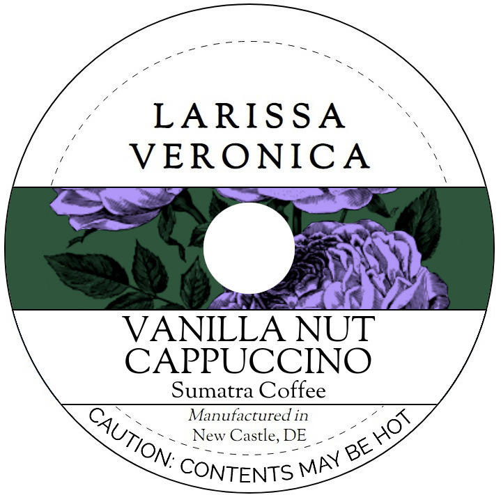 Vanilla Nut Cappuccino Sumatra Coffee <BR>(Single Serve K-Cup Pods)