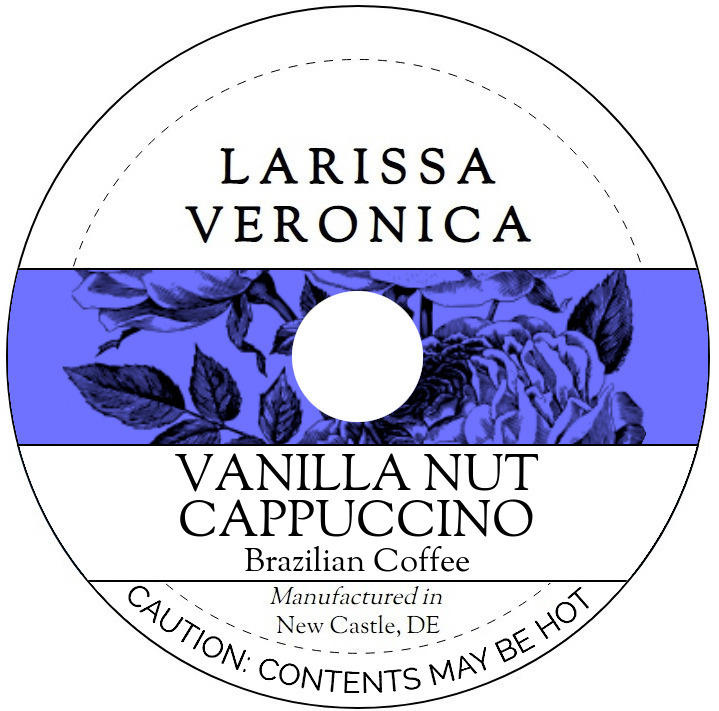 Vanilla Nut Cappuccino Brazilian Coffee <BR>(Single Serve K-Cup Pods)