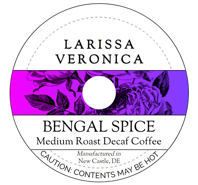 Bengal Spice Medium Roast Decaf Coffee <BR>(Single Serve K-Cup Pods)
