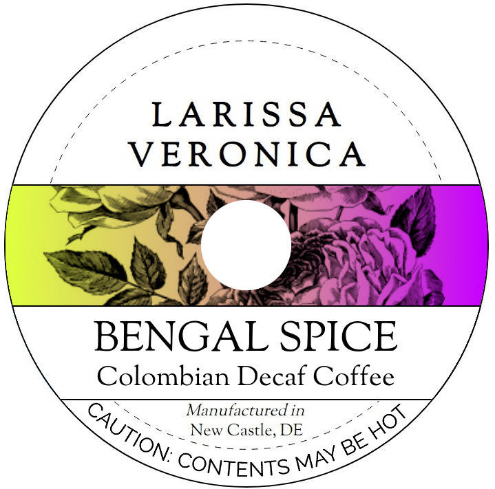 Bengal Spice Colombian Decaf Coffee <BR>(Single Serve K-Cup Pods)