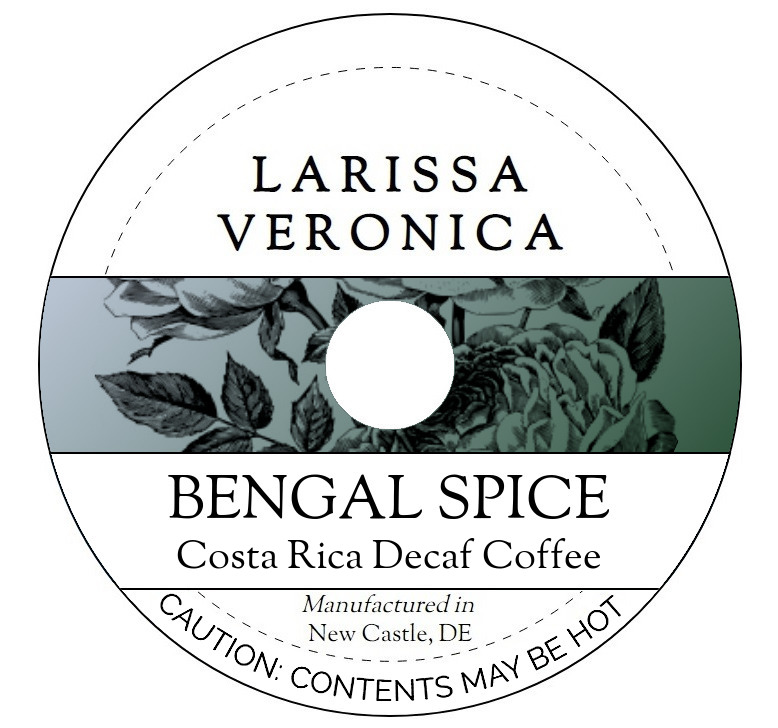 Bengal Spice Costa Rica Decaf Coffee <BR>(Single Serve K-Cup Pods)