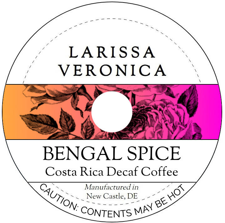 Bengal Spice Costa Rica Decaf Coffee <BR>(Single Serve K-Cup Pods)