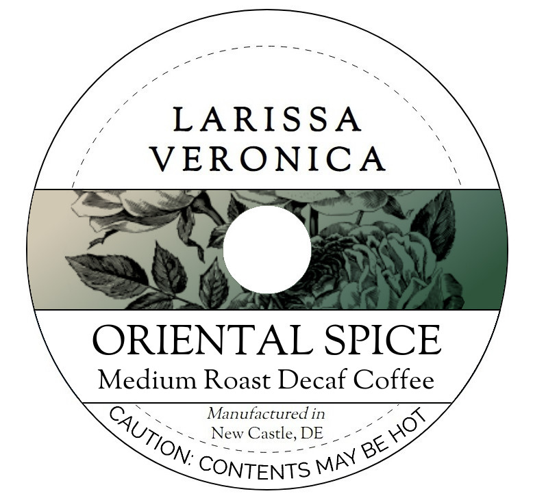 Oriental Spice Medium Roast Decaf Coffee <BR>(Single Serve K-Cup Pods)