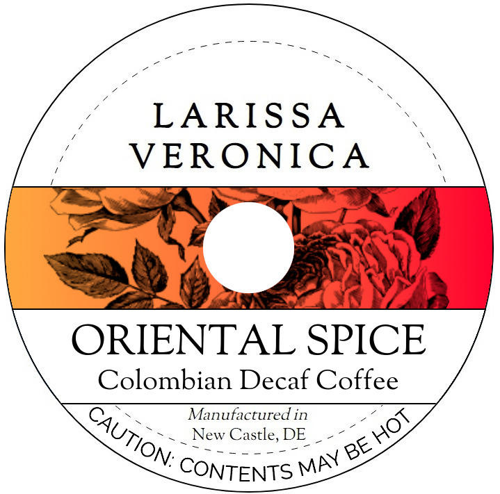 Oriental Spice Colombian Decaf Coffee <BR>(Single Serve K-Cup Pods)