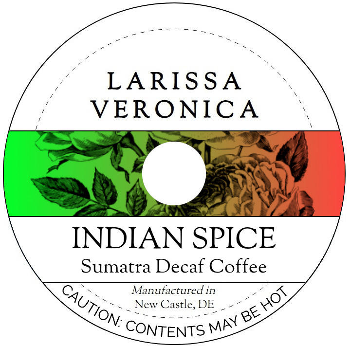 Indian Spice Sumatra Decaf Coffee <BR>(Single Serve K-Cup Pods)