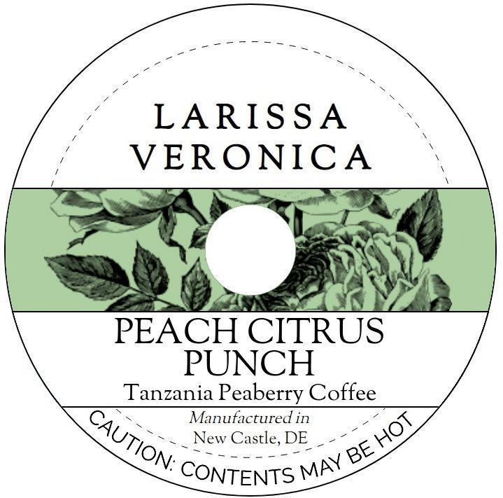 Peach Citrus Punch Tanzania Peaberry Coffee <BR>(Single Serve K-Cup Pods)