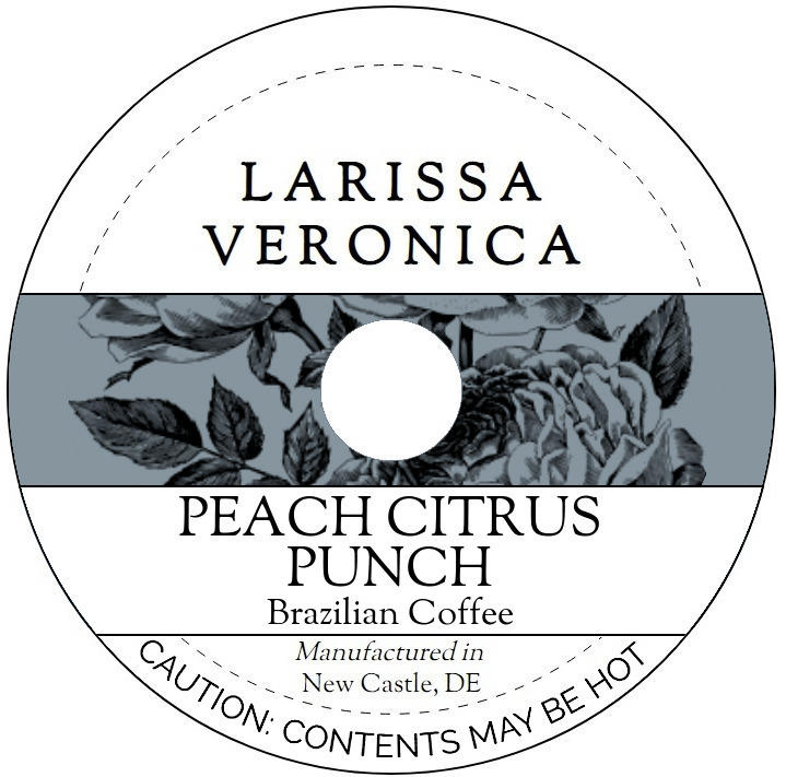 Peach Citrus Punch Brazilian Coffee <BR>(Single Serve K-Cup Pods)