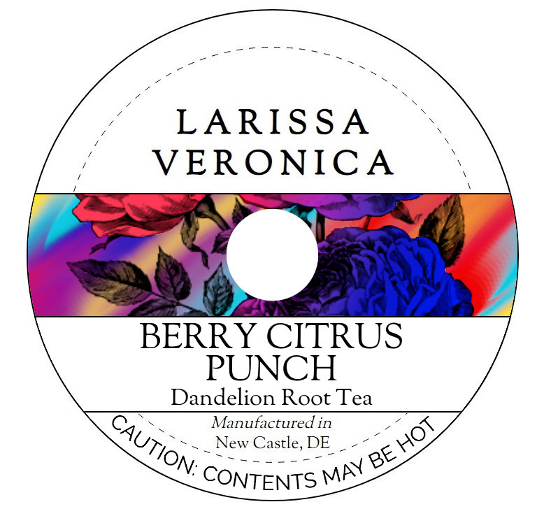 Berry Citrus Punch Dandelion Root Tea <BR>(Single Serve K-Cup Pods)