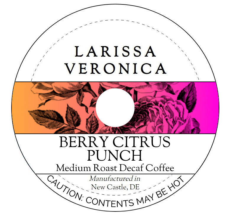 Berry Citrus Punch Medium Roast Decaf Coffee <BR>(Single Serve K-Cup Pods)