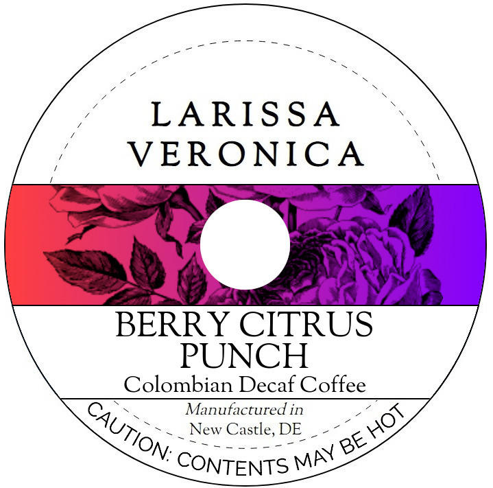 Berry Citrus Punch Colombian Decaf Coffee <BR>(Single Serve K-Cup Pods)