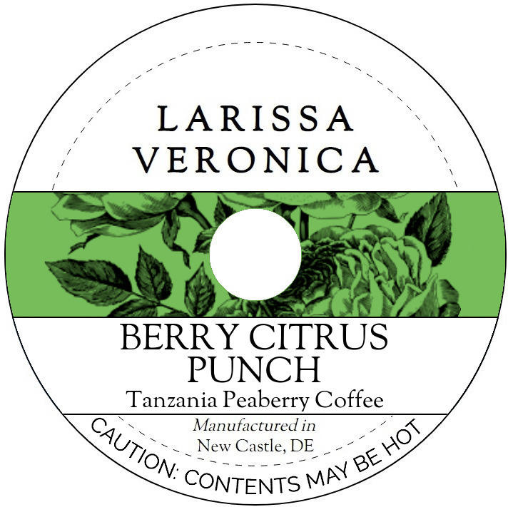 Berry Citrus Punch Tanzania Peaberry Coffee <BR>(Single Serve K-Cup Pods)
