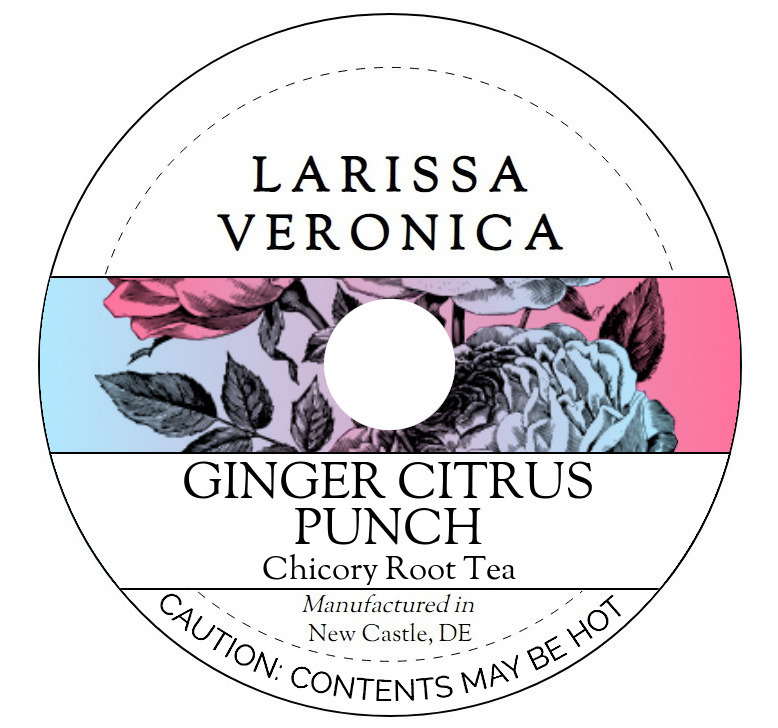 Ginger Citrus Punch Chicory Root Tea <BR>(Single Serve K-Cup Pods)