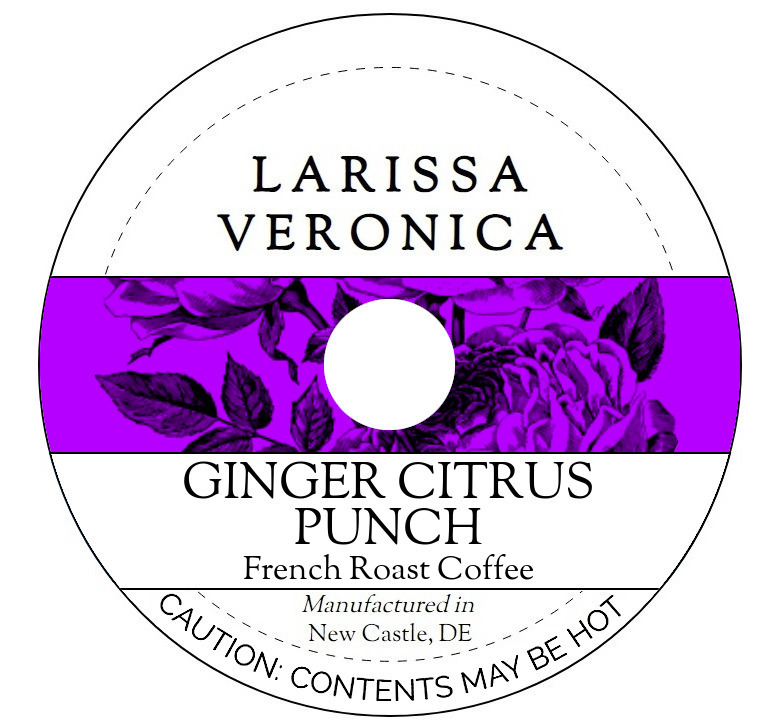 Ginger Citrus Punch French Roast Coffee <BR>(Single Serve K-Cup Pods)