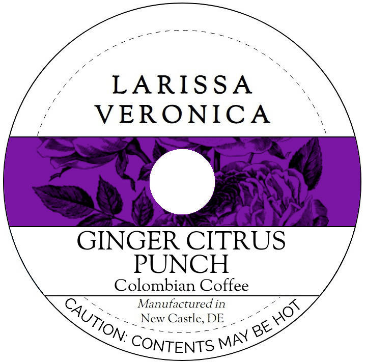 Ginger Citrus Punch Colombian Coffee <BR>(Single Serve K-Cup Pods)