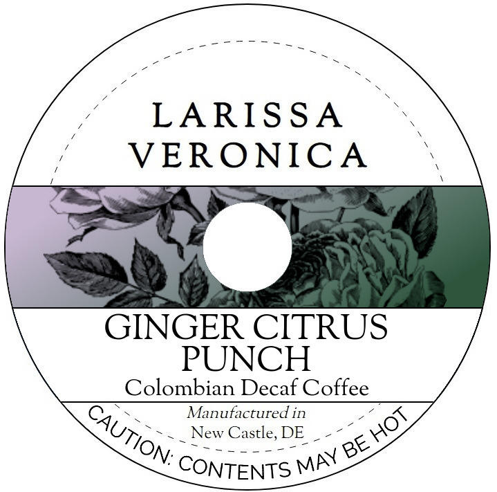 Ginger Citrus Punch Colombian Decaf Coffee <BR>(Single Serve K-Cup Pods)