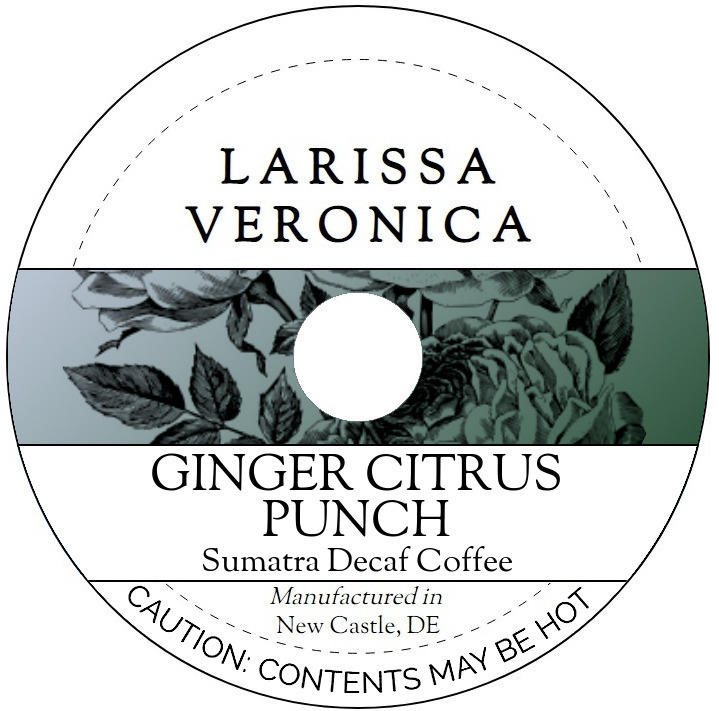 Ginger Citrus Punch Sumatra Decaf Coffee <BR>(Single Serve K-Cup Pods)