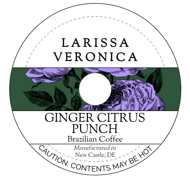 Ginger Citrus Punch Brazilian Coffee <BR>(Single Serve K-Cup Pods)