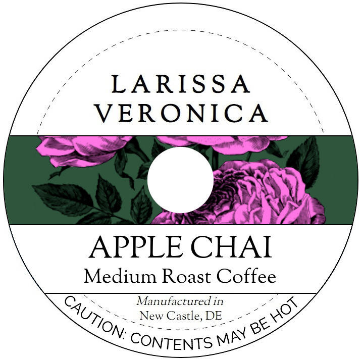 Apple Chai Medium Roast Coffee <BR>(Single Serve K-Cup Pods)
