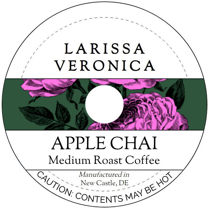 Apple Chai Medium Roast Coffee <BR>(Single Serve K-Cup Pods)