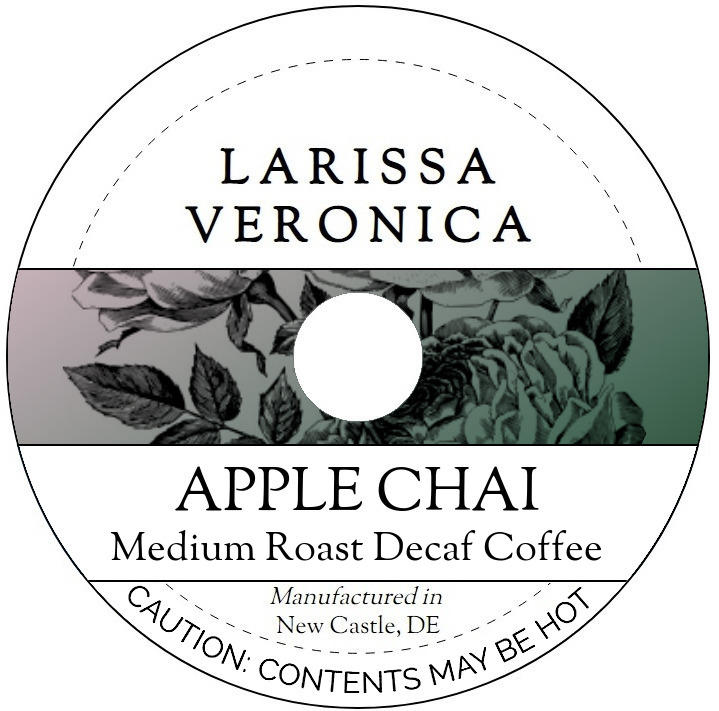 Apple Chai Medium Roast Decaf Coffee <BR>(Single Serve K-Cup Pods)