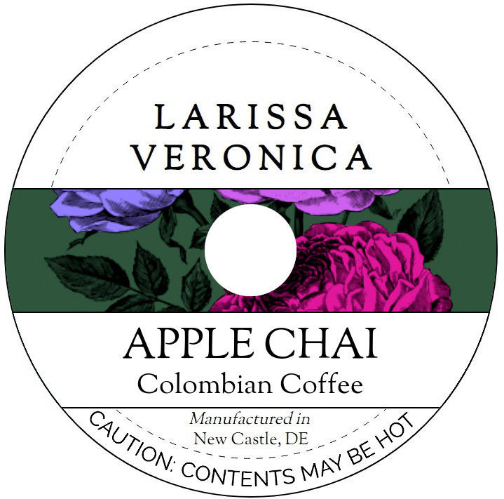 Apple Chai Colombian Coffee <BR>(Single Serve K-Cup Pods)