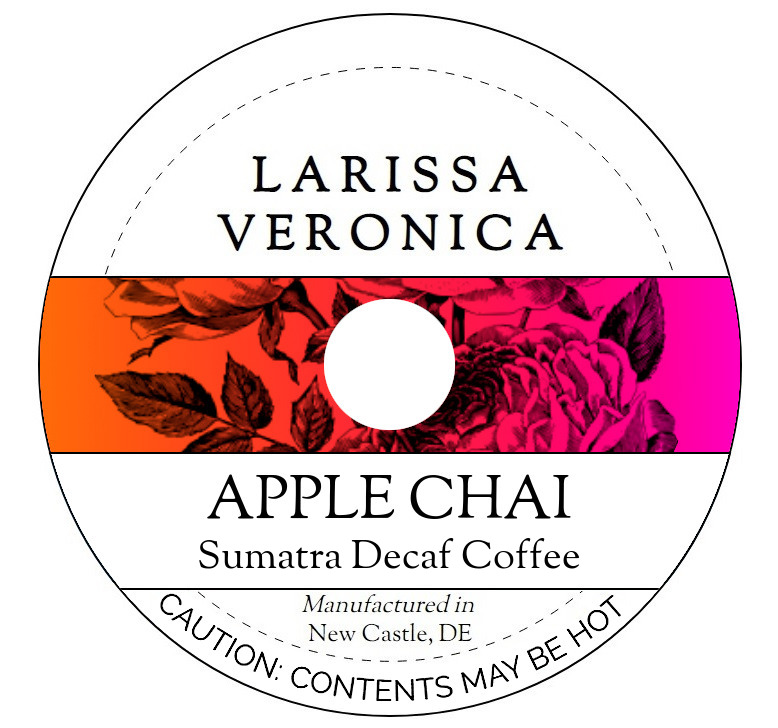 Apple Chai Sumatra Decaf Coffee <BR>(Single Serve K-Cup Pods)