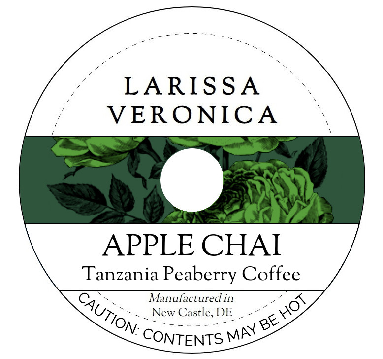 Apple Chai Tanzania Peaberry Coffee <BR>(Single Serve K-Cup Pods)