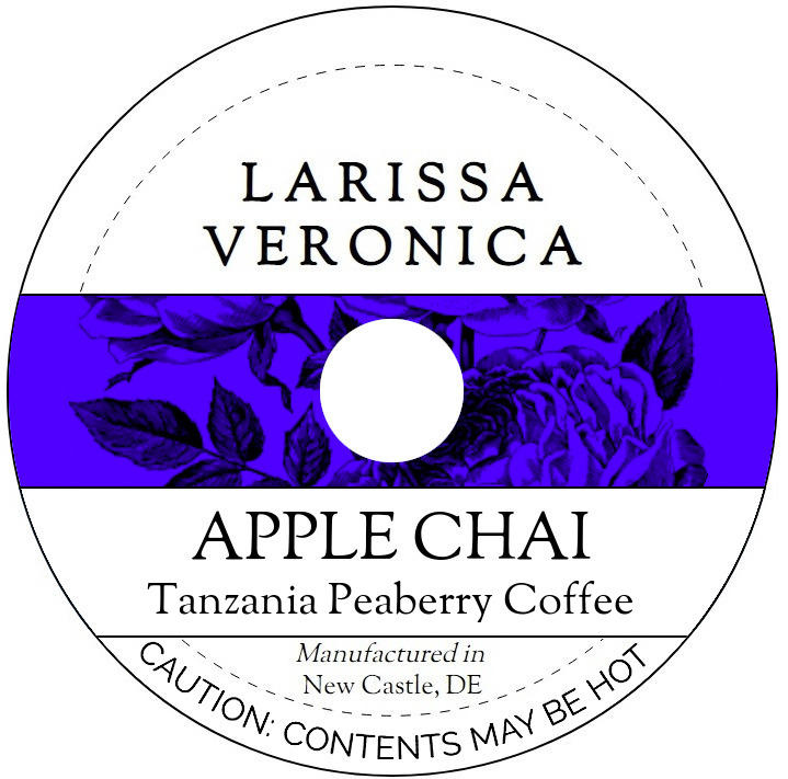 Apple Chai Tanzania Peaberry Coffee <BR>(Single Serve K-Cup Pods)