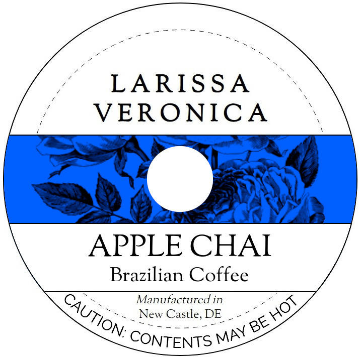 Apple Chai Brazilian Coffee <BR>(Single Serve K-Cup Pods)