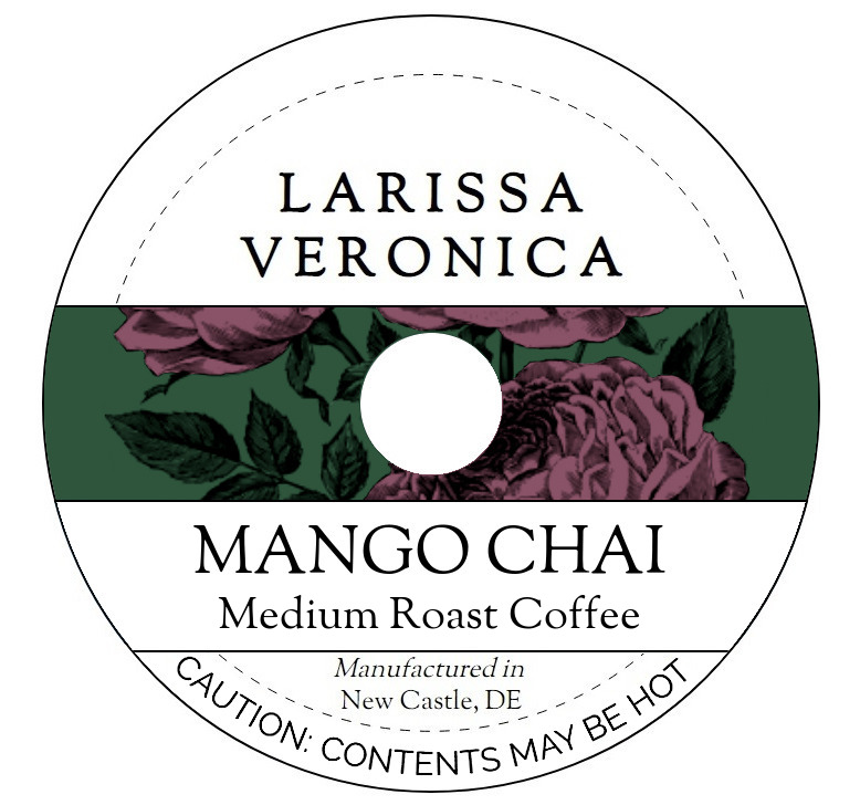 Mango Chai Medium Roast Coffee <BR>(Single Serve K-Cup Pods)