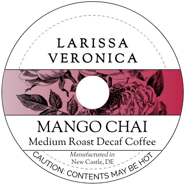 Mango Chai Medium Roast Decaf Coffee <BR>(Single Serve K-Cup Pods)