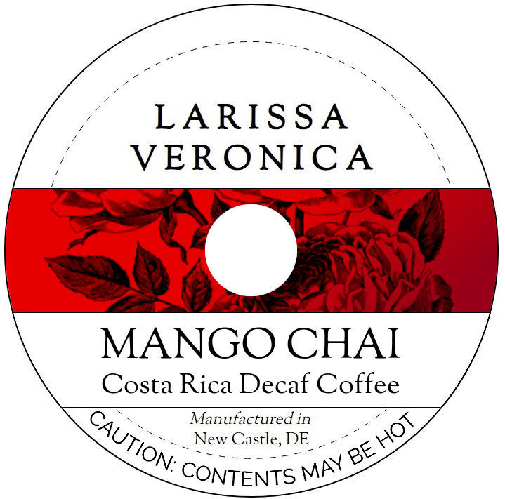 Mango Chai Costa Rica Decaf Coffee <BR>(Single Serve K-Cup Pods)