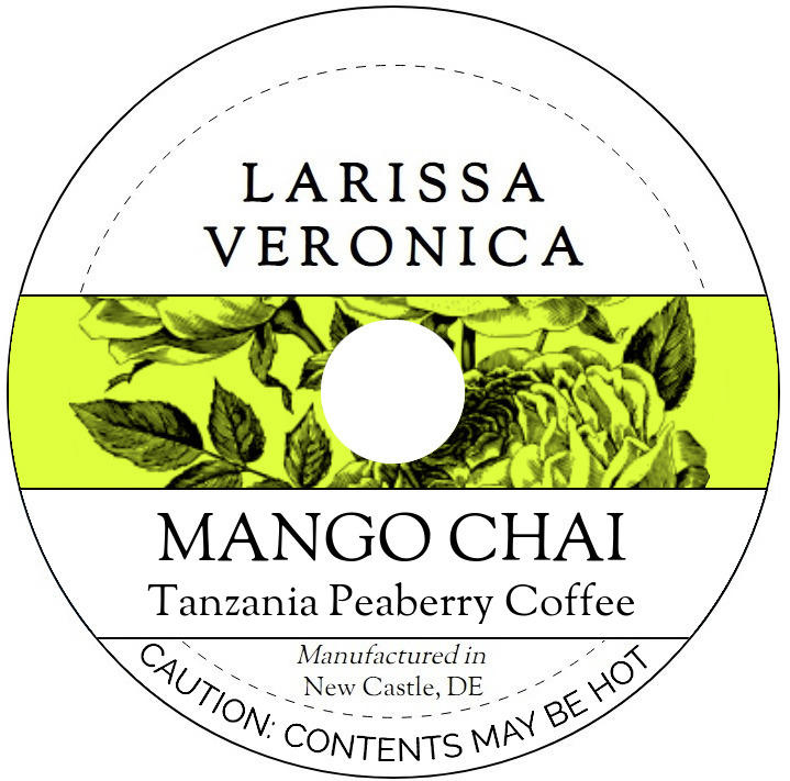 Mango Chai Tanzania Peaberry Coffee <BR>(Single Serve K-Cup Pods)