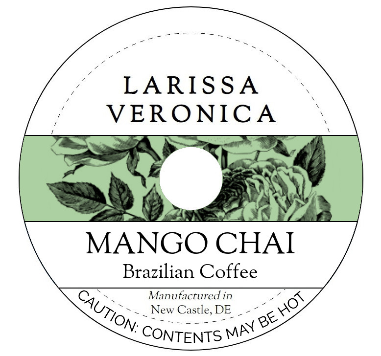 Mango Chai Brazilian Coffee <BR>(Single Serve K-Cup Pods)