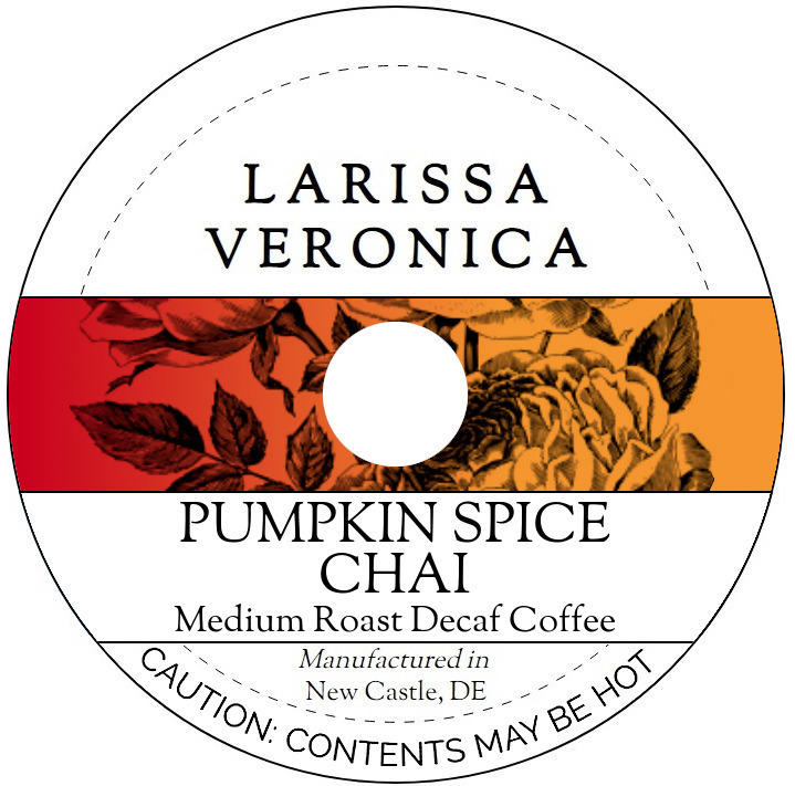 Pumpkin Spice Chai Medium Roast Decaf Coffee <BR>(Single Serve K-Cup Pods)